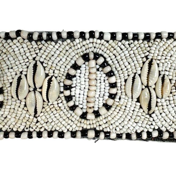 Cocobelle x Anthropologie Timor Komodo Beaded Belt - 29.5” x 2.25” - One Size - Picture 3 of 9